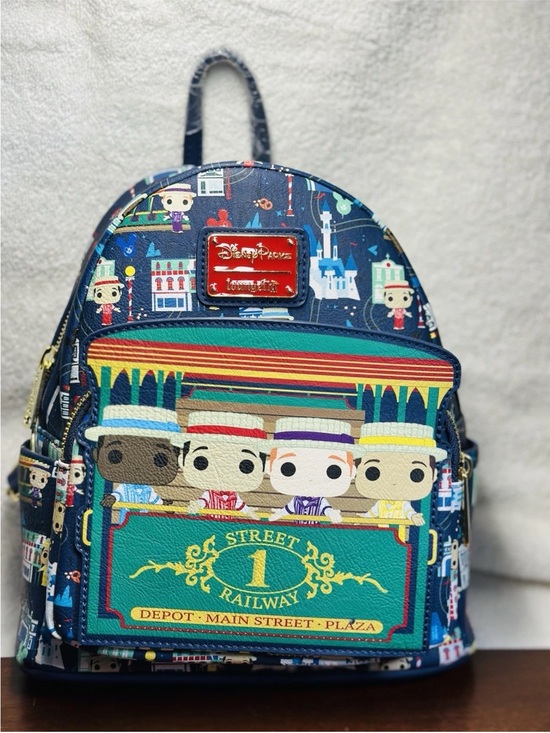Disney Parks Funko Pop Loungefly Dapper Dans Main Street Backpack main image 4